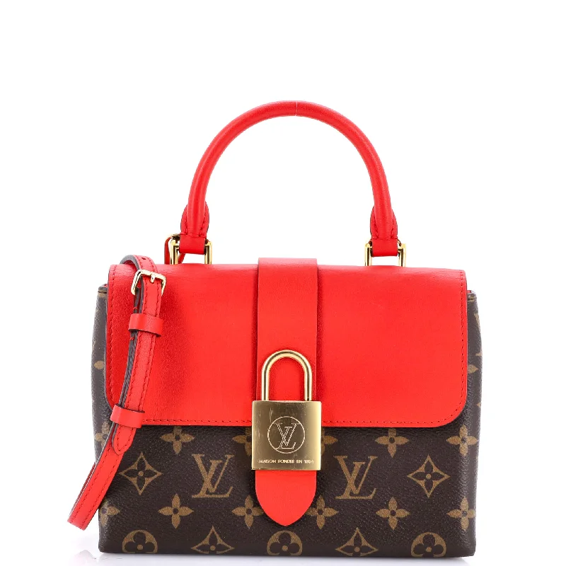 Locky Handbag Monogram Canvas with Leather BB