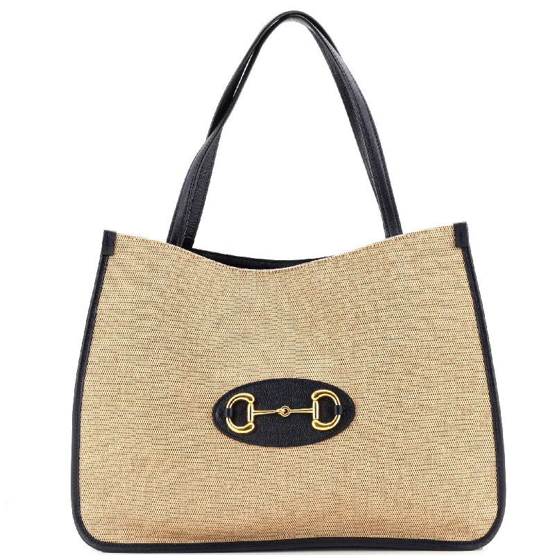 Horsebit 1955 Tote Canvas and Leather Medium