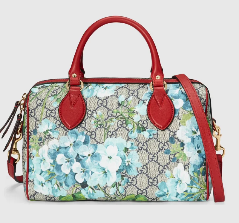 GUCCI GG Supreme Blooms Boston Bag