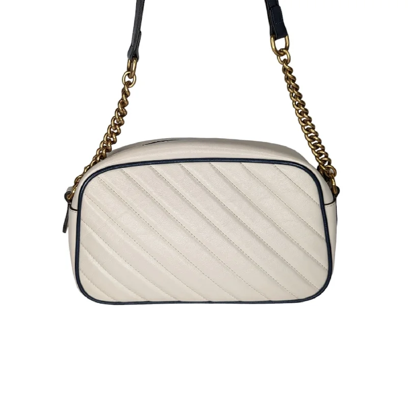 Gucci Matelassé Small GG Marmont Torchon Shoulder Bag