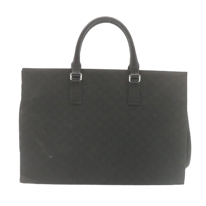 GUCCI GG Canvas Hand Bag Black  ar6477