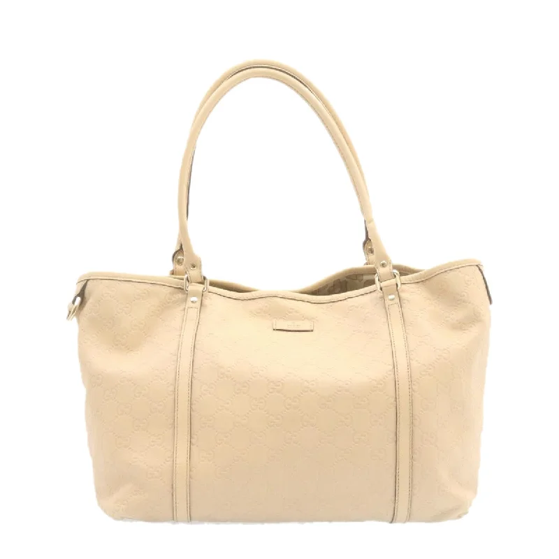 GUCCI  Shima Tote Bag Leather Beige  am1040g