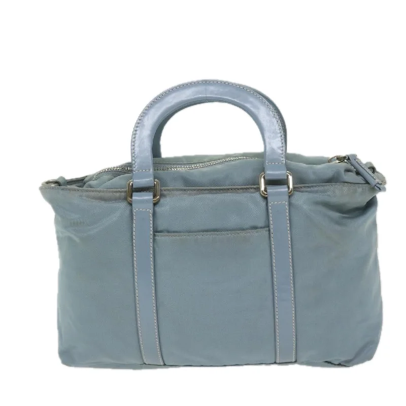 PRADA Hand Bag Nylon 2way Light Blue  63525