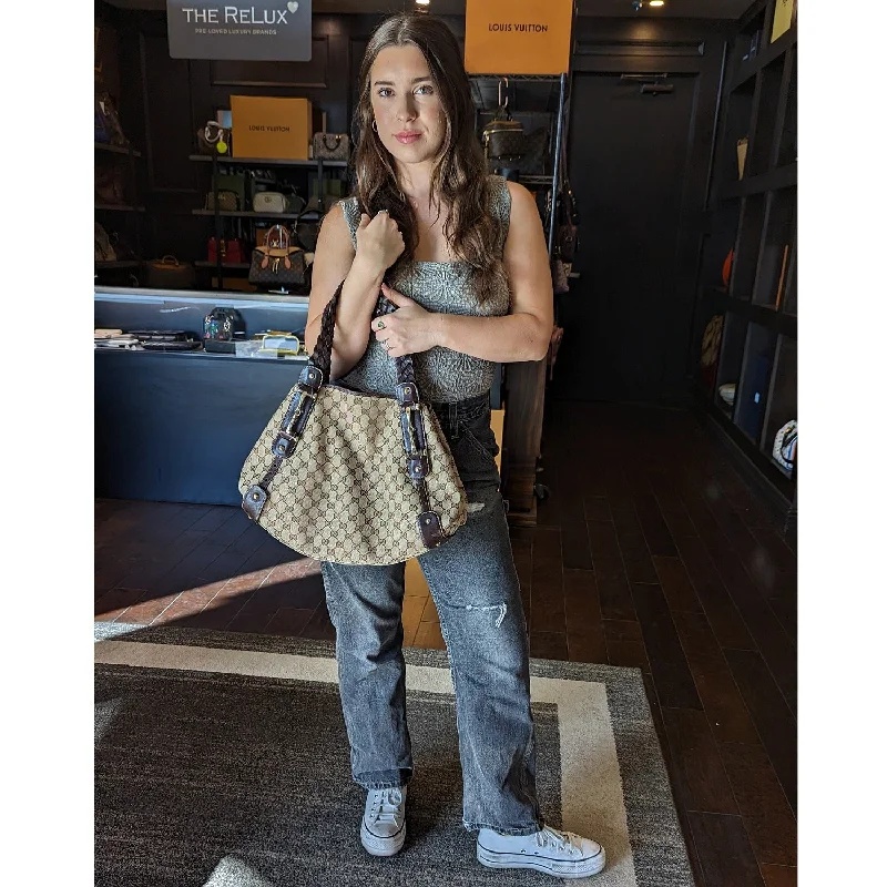 Gucci Pelham Medium GG Canvas Hobo Bag