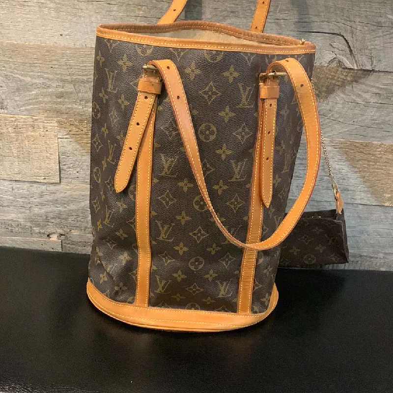 Louis Vuitton Monogram Bucket GM bag w Pouch