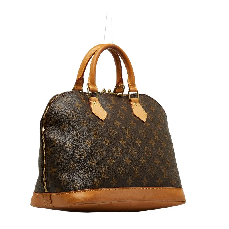 Louis Vuitton Monogram Alma Handbag M51130 Brown PVC Leather  Louis Vuitton