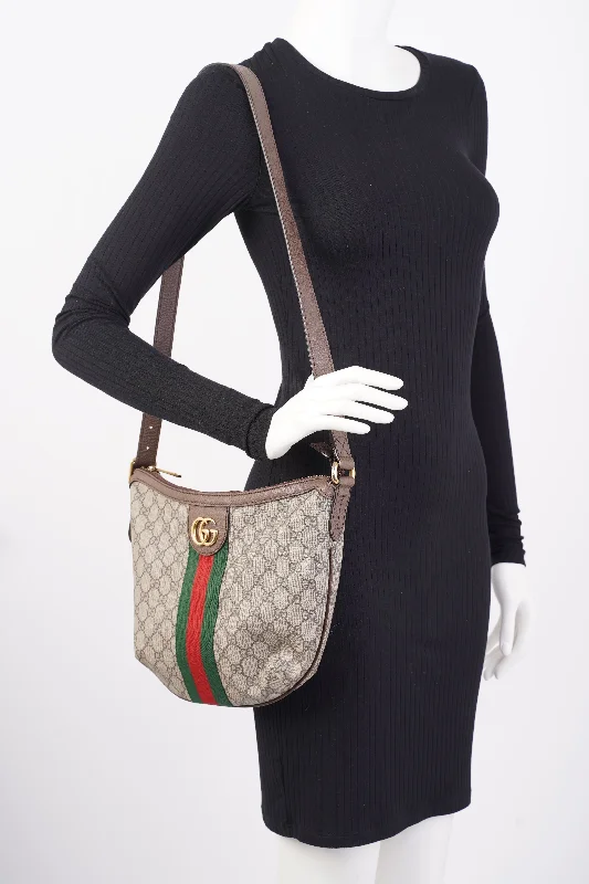 Gucci Ophidia GG Crossbody Supreme Canvas Small