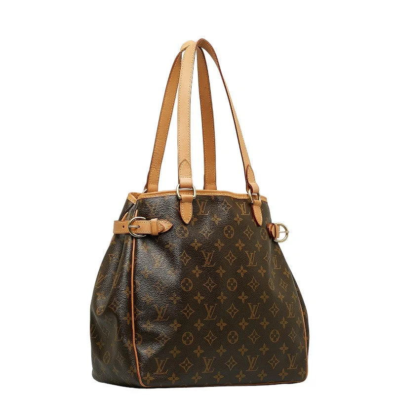 Louis Vuitton Monogram Batignol Vertical s Bag M51153 Brown PVC Leather  Louis Vuitton