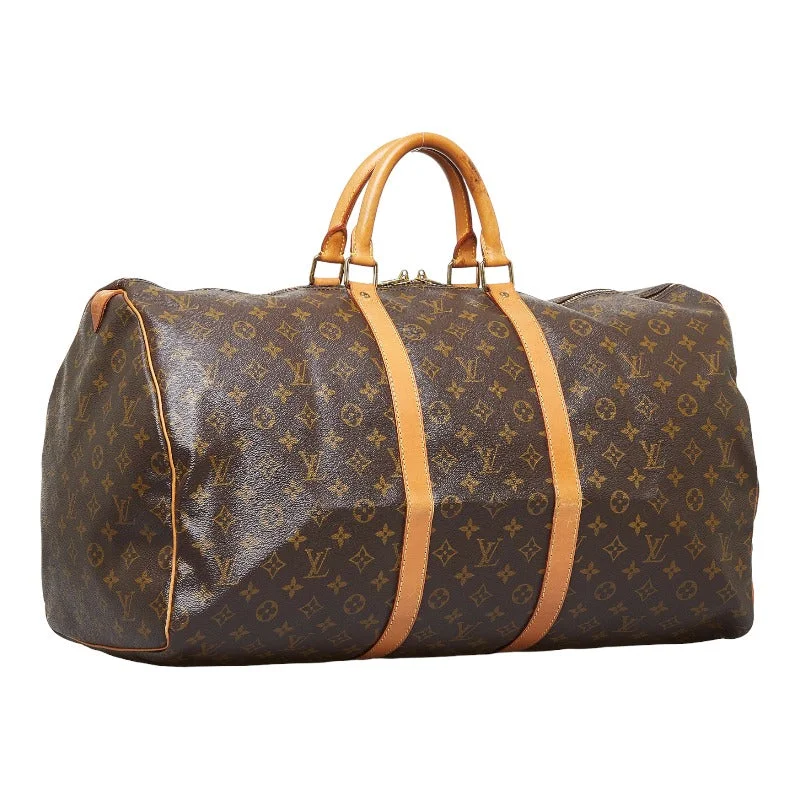 Louis Vuitton Monogram M41424 Boston Bag PVC/Leather Brown