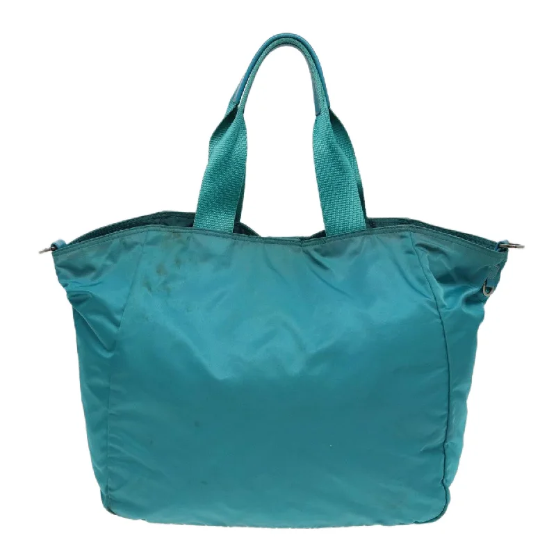 PRADA Hand Bag Nylon 2way Blue  ar12004