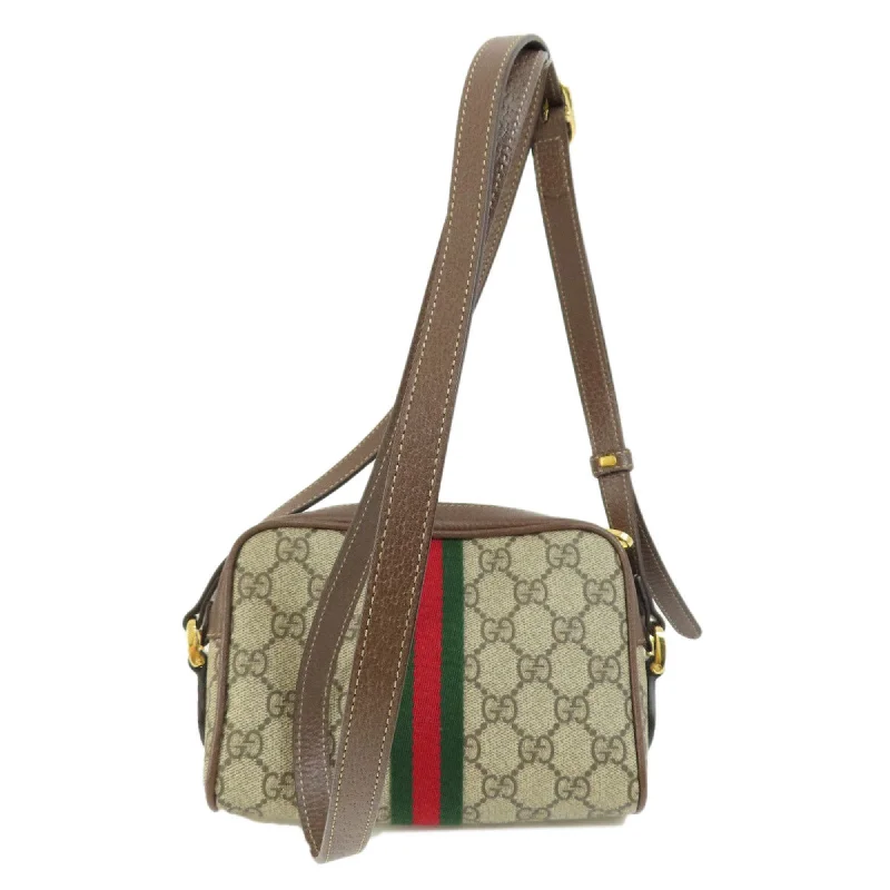 GUCCI 517350 Ophidia GG Supreme Bag Shoulder PVC Women's