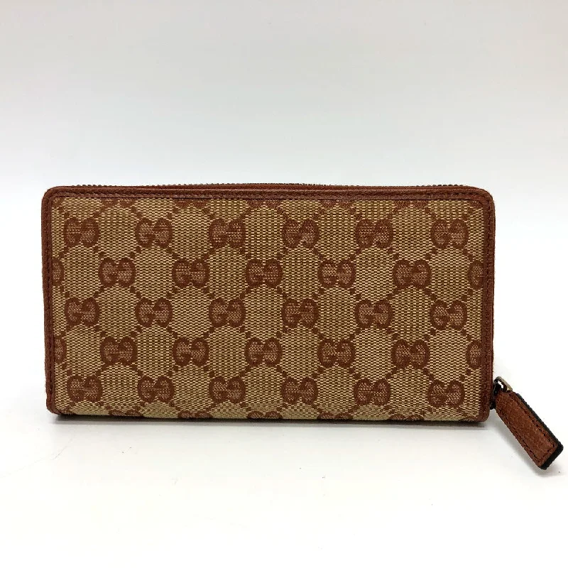 GUCCI Long Wallet Purse 547791 GG canvas / leather beige GG New York Yankees collaboration NY Women Used