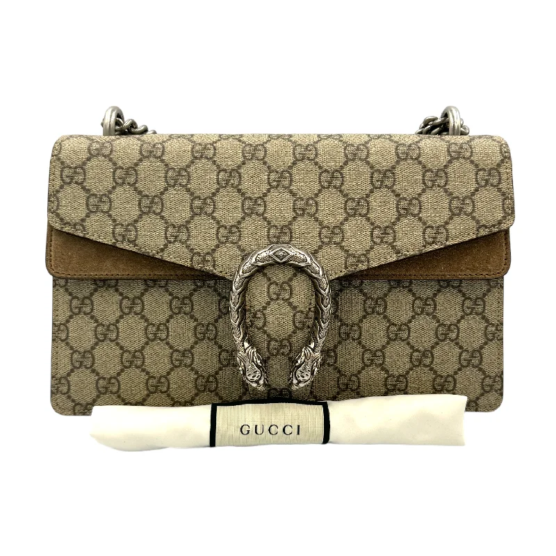 Gucci Dionysus Small Beige GG Supreme Canvas