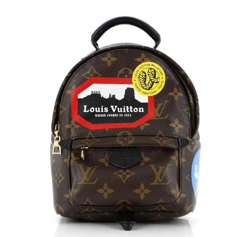 Palm Springs Backpack Limited Edition World Tour Monogram Canvas Mini