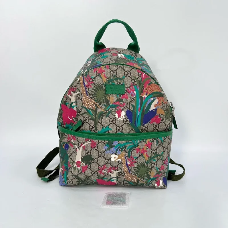 Gucci Kids Backpack Multicolor Canvas 25x27.5cm