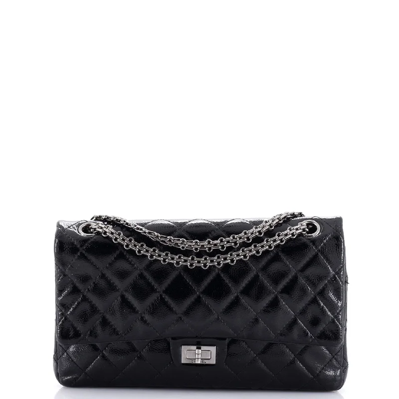 Reissue 2.55 Flap Bag Quilted Patent Caviar 226