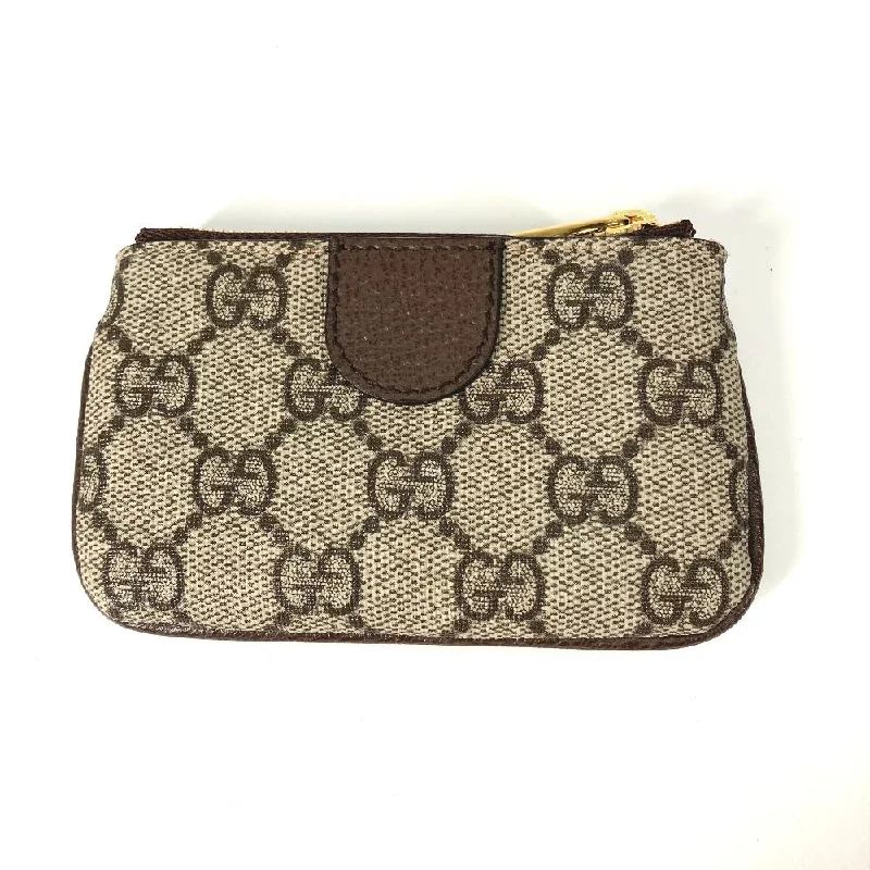 GUCCI Key case Key holder  671722 GG Supreme Canvas beige GG Supreme Ofidia Women Secondhand