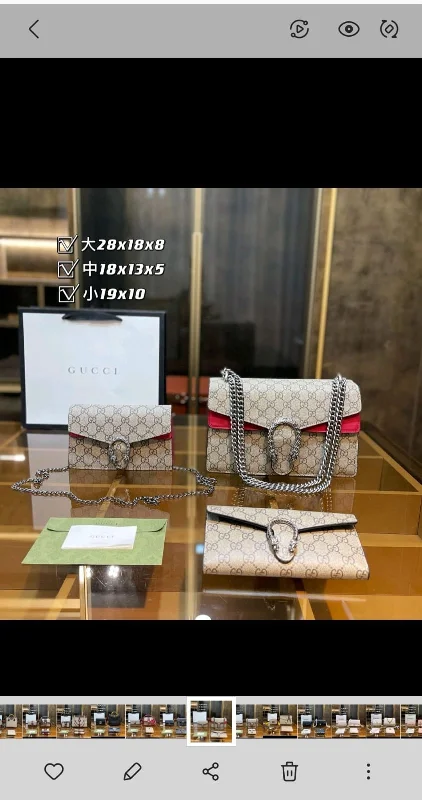 Gucci Dionysus Handbag Set