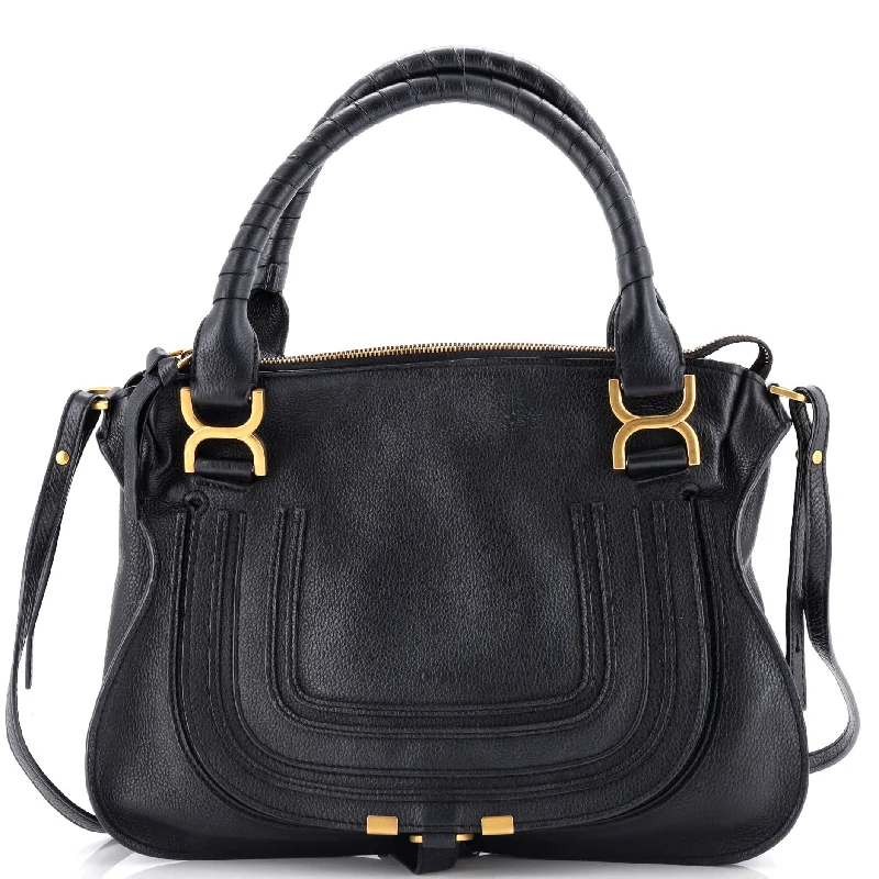 Marcie Satchel Leather Medium