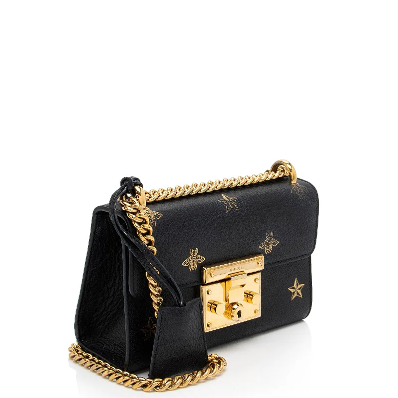 Gucci Calfskin Bee Star Padlock Small Shoulder Bag (eUzWHo)