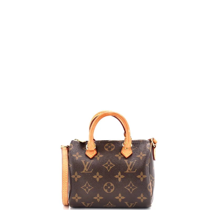 Speedy Bandouliere Bag Monogram Canvas Nano