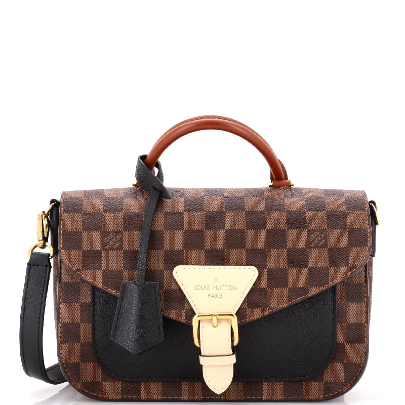 Beaumarchais Handbag Damier with Leather