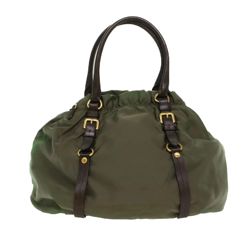 PRADA Shoulder Bag Nylon 2way Khaki  ac2209