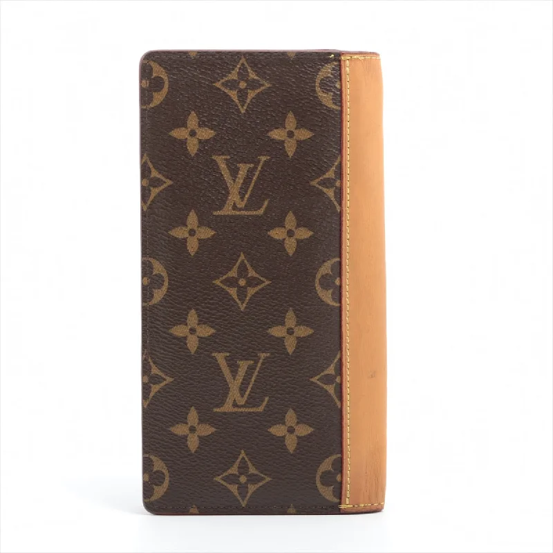 Louis Vuitton Monogram Brazza Long Wallet