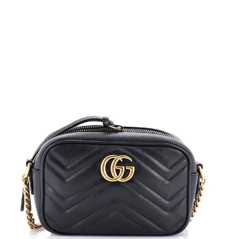 GG Marmont Shoulder Bag Matelasse Leather Mini