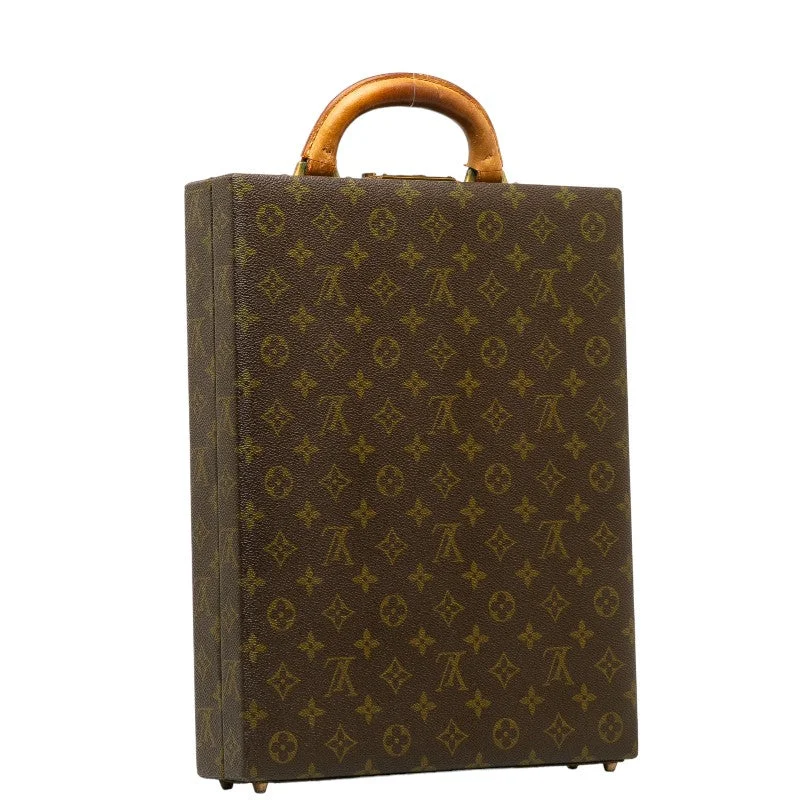 Louis Vuitton Monogram Vertical Trunk Attachment Case Brown PVC Leather  Louis Vuitton