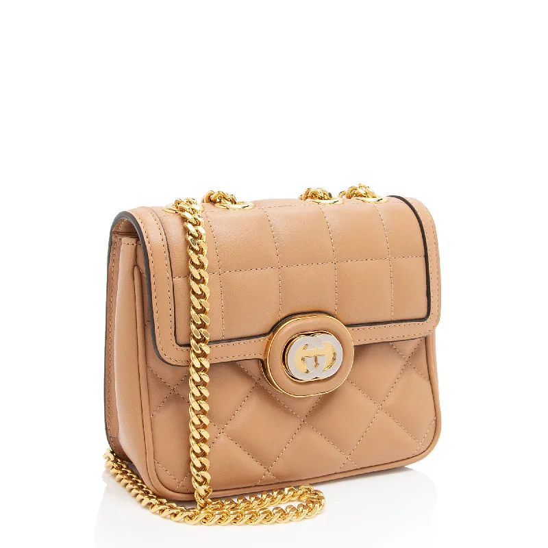 Gucci Calfskin Deco Mini Shoulder Bag (u9FfoC)