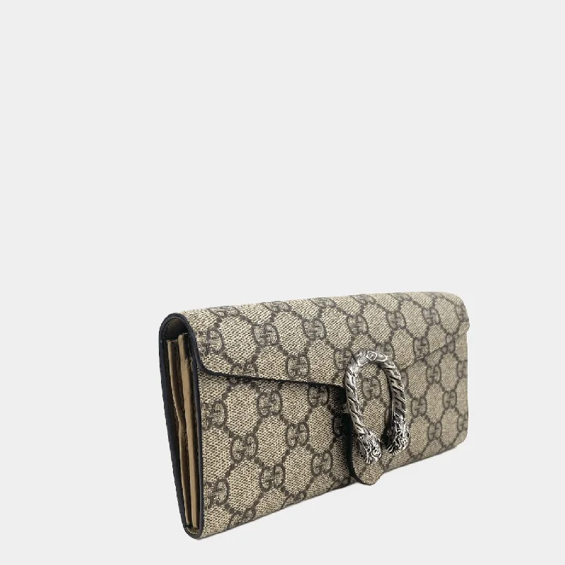 Gucci Dionysus Mini Wallet on Chain GG Supreme