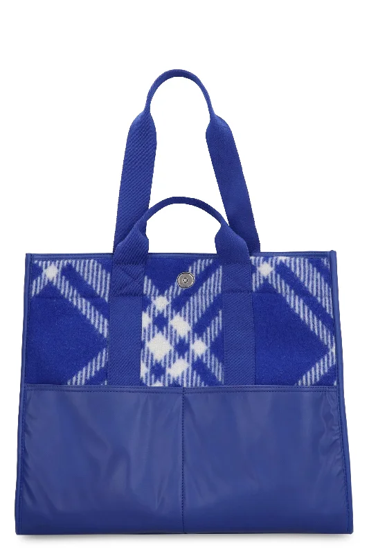 Women's Shopper Tote in Blue | 8075132151367 Color B7323