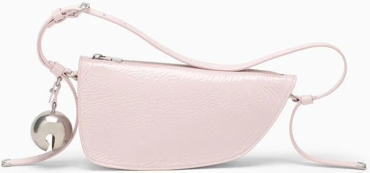 Women's Small Shield Sling Bag in Pink | 8081655152023