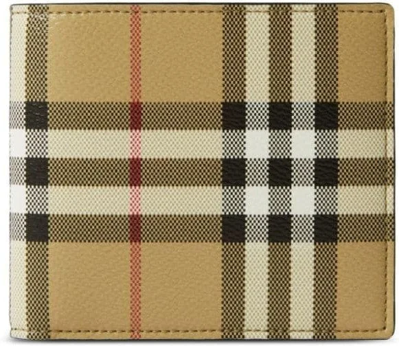 Men's Coated Canvas Wallet in Beige | 8084174154367 Color A7026