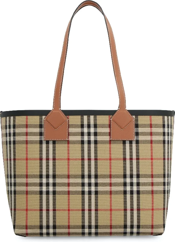 Women's Small London Tote Bag in Beige | 8066163144447 Color A9534