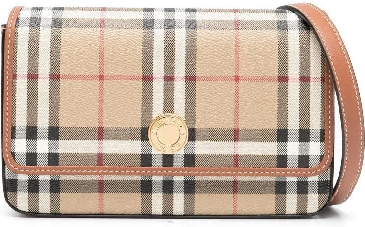 Women's Hampshire Vintage Check Crossbody Bag in Brown | Size UNICA | 8070421