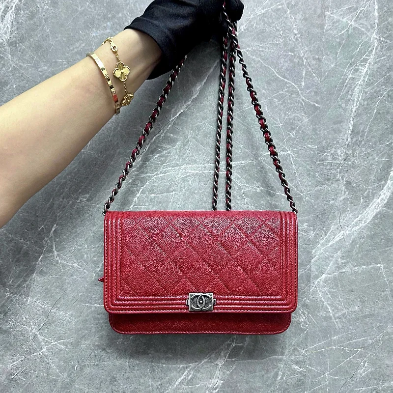 Caviar Boy WOC Wallet On Chain Red SHW No 22