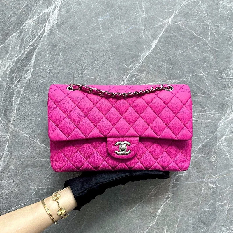 Suede Caviar Hot Pink SHW No 18