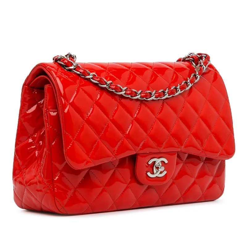 Chanel Jumbo Classic Patent Double Flap (Pg0nJy)