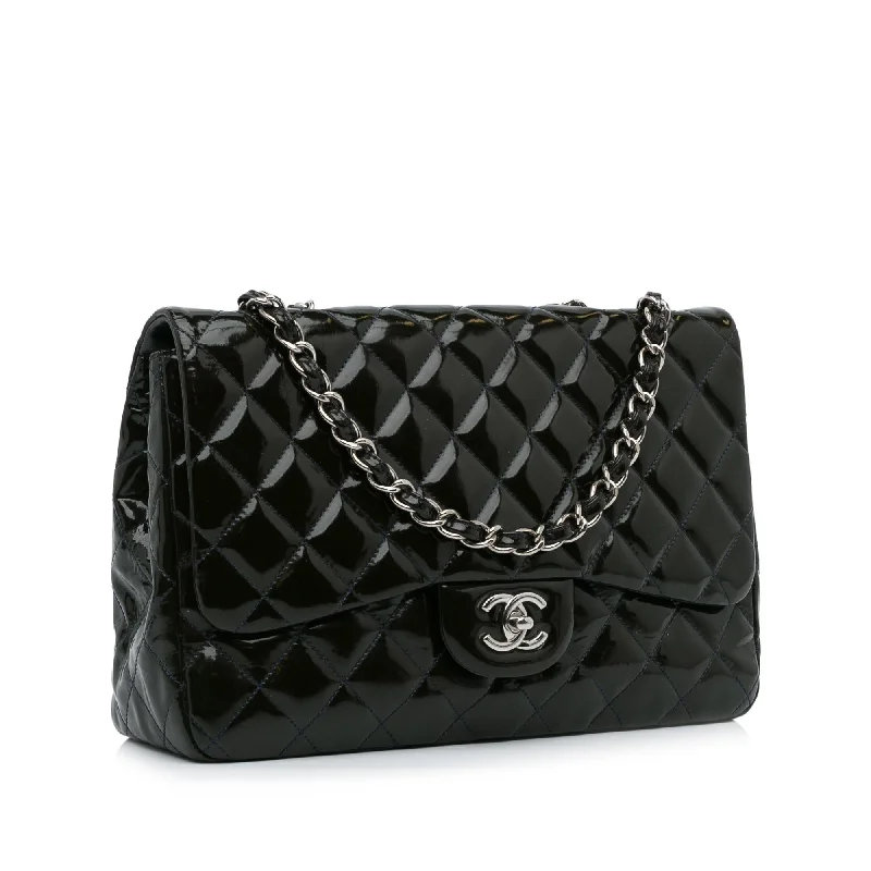 Chanel Jumbo Classic Patent Single Flap Bag (WIi3Tf)