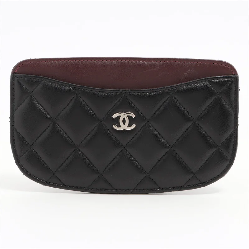 Chanel Matrasse  Passcase Black Silver Gold  19th