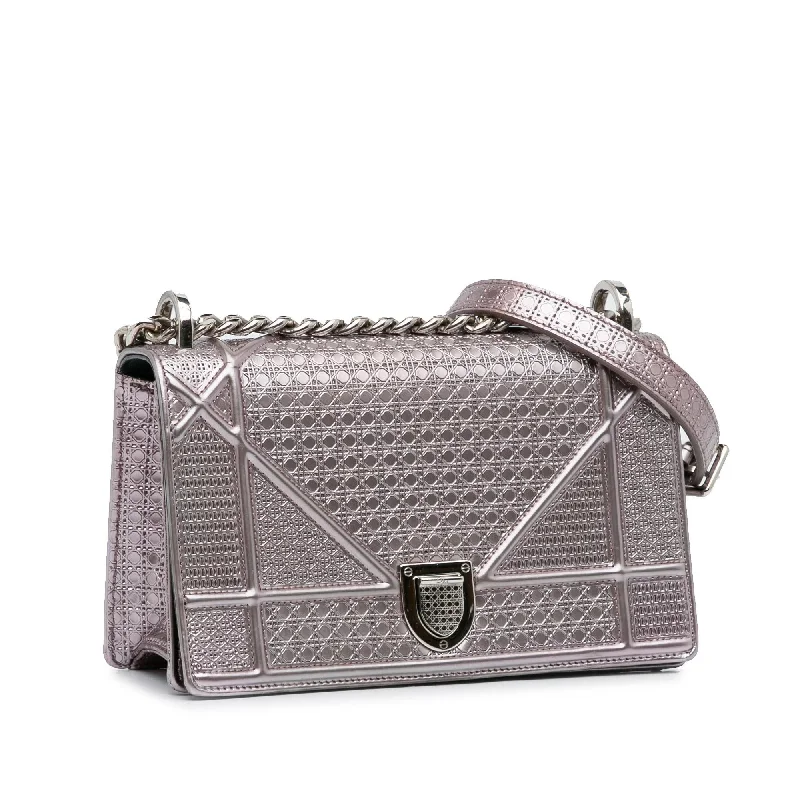 Dior Patent Microcannage Diorama Crossbody Bag (g7oTGV)